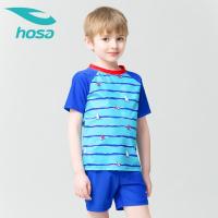 hosa浩沙儿童泳衣分体两件套 男童中大童2020新款 可爱游泳衣泳裤