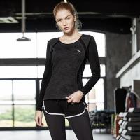 hosa浩沙运动瑜伽T恤 女子弹力健身长袖2020秋冬新款上衣修身显瘦