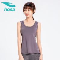 浩沙hosa瑜伽服女新款2020跑步背心短袖健身房健身服春夏季运动服