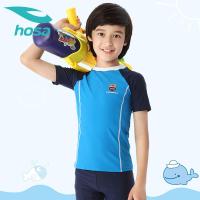 浩沙儿童泳衣男童分体快干平角中大童游泳装宝宝泳衣泳裤男孩