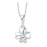 周大福珠宝首饰Y时代幸运四叶PT950铂金吊坠PT157193