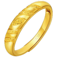 周大福珠宝首饰足金金戒指计价（工费：58元)F161626