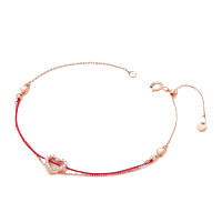 周大福小心意系列红绳款-爱你18K金钻石手链U162810