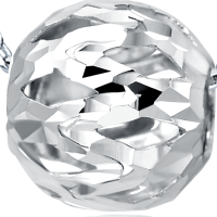 周大福珠宝车花路路通转运珠PT950铂金吊坠PT150224