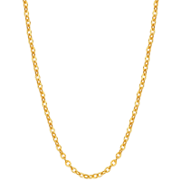 周大福 珠宝光十字链足金金项链素链计价甄品F172890（工费：148元）