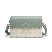 稻草人包包女2020新款时尚流行拼接单肩包夏季清新洋气斜挎小方包
