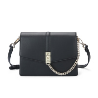 稻草人女士包包秋冬新款牛皮质感简约单肩包链条洋气斜挎小包