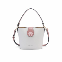 稻草人女士包包2020新款可爱洋气潮流单肩包撞色百搭大容量斜挎包