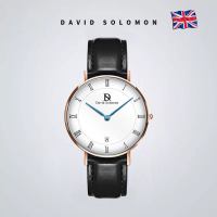 David Solomon男士手表2019新款Dream系列手表时尚简约青瓷蓝36mm