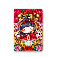 钻青春国潮平板壳桃花签苹果平板保护套【air3/pro10.5通用】