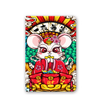 钻青春国潮平板壳一夜暴富苹果平板保护套【ipad air1/2通用】