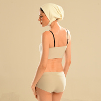 素肌日本无痕内衣女薄款吊带背心抹胸式文胸运动无钢圈聚拢纹胸罩_jxnDd7