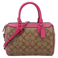 自营 新品 蔻驰coach女包单肩包2019商务休闲女款水桶包PVC肩背手提包欧美时尚女斜挎包