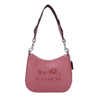 自营 新品 COACH 蔻驰 品 女士玫粉色皮质手提单肩斜挎包 F72702 SVROU