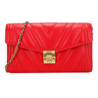 自营 新品 MCM 女士红色皮革单肩斜挎包 MYZ9AME42RU001