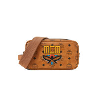 MCM 女士 Visetos系列棕色时尚经典印花刺绣LOGO洗漱包单肩包礼物送女友 MXZBSSX02CO001