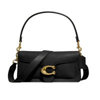 COACH 蔻驰 奢侈品 新款女士专柜款小号黑色皮革手提单肩斜挎包酒神包礼物 73995 B4/LJ