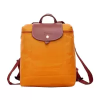 珑骧 LONGCHAMP 奢侈品 女士橙色织物可折叠双肩背包L1699 089 025