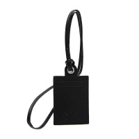 珑骧 LONGCHAMP 奢侈品 女士黑色皮质挂脖卡包卡套证件夹30017 H56 001