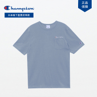 日版Champion冠军正品C8-M334草字小logo刺绣口袋百搭情侣T恤