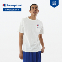 日版Champion冠军正品大C刺绣 草字小logoC8-H304情侣男生休闲潮流T恤