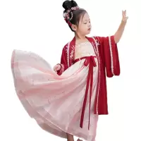 旗铂Qibo红颜汉服中国风唐装超仙春装襦裙古装连衣裙