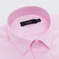 杉杉短袖衬衫男夏季新款男士商务正装休闲暗菱格男装上衣