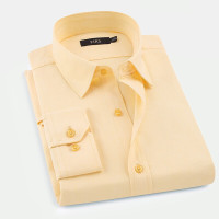 杉杉全棉牛津纺长袖衬衫新款青年商务休闲舒适透气衬衣