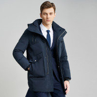 FIRS杉杉男士羽绒服加厚款 冬季时尚蓬松白鸭绒御寒保暖上衣外套