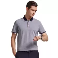 杉杉（FIRS）夏季翻领体恤衫青年男士简约休闲POLO衫