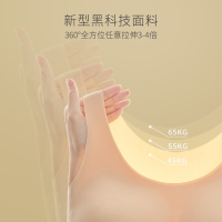 素肌无尺码文胸无痕内衣女无钢圈聚拢背心式光面胸罩夏薄飞机bra_InVXq1