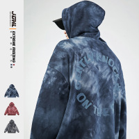 男装 2020秋新款ins连帽卫衣男高档顺色扎染外套潮 G3047HL