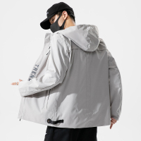 夹克男潮牌2020秋季新款韩版潮流工装外套男士宽松衣服 6606CS