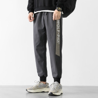 宽松束脚工装裤潮牌男士2020秋季新款百搭九分运动休闲裤子潮流916kx48