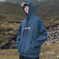 男生秋季情侣卫衣男连帽宽松ins潮牌港风小熊印花上衣2020新款潮G3025hl54