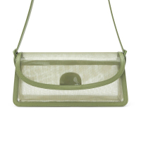 CHARLES&KEITH 小ck包早春新品网面饰翻盖腋下法棍肩背包 CK2-50150913