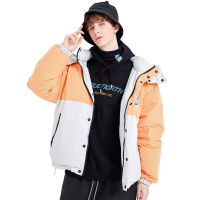 Lilbetter羽绒服男撞色冬季外套潮流冬装宽松工装运动羽绒服【尺码偏大 建议拍小一码】