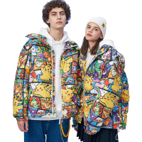 Lilbetter宝可梦联名羽绒服男冬季新款保暖皮卡丘情侣装外套【尺码偏大 建议拍小一码】