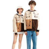 Lilbetter宝可梦联名情侣卫衣冬季皮卡丘上衣潮流加绒卫衣男潮ins【尺码偏大 建议拍小一码】