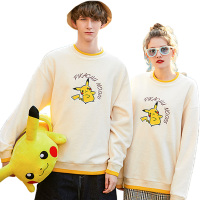 Lilbetter宝可梦联名情侣卫衣男装宽松加厚上衣皮卡丘加绒外套男【尺码偏大 建议拍小一码】