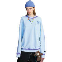 LILBEAR情侣小熊卫衣ins潮牌扎染印花上衣中性风加绒内搭上衣男女【尺码偏大 建议拍小一码】