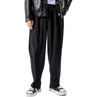 Lilbetter明星同款休闲长裤男小脚冬季宽松男裤韩版直筒男士裤子【尺码偏大 建议拍小一码】