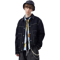 Lilbetter夹克男 韩版潮流男装帅气上衣2020新款冬季痞帅牛仔外套【尺码偏大 建议拍小一码】