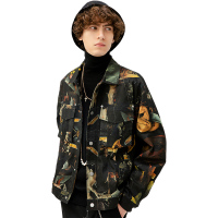 Lilbetter夹克男复古痞帅炸街褂子潮流个性冬季老爹外衣男士外套【尺码偏大 建议拍小一码】