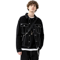 Lilbetter明星同款牛仔外套男韩版潮流工装港风夹克百搭老爹上衣【尺码偏大 建议拍小一码】