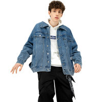 Lilbetter牛仔外套男国潮春冬季外衣炸街痞帅夹克宽松男士褂子潮【尺码偏大 建议拍小一码】