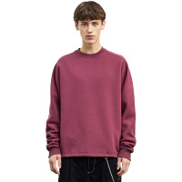 Lilbetter卫衣男潮ins秋冬下摆可收缩上衣纯色复古港风加绒外套LB【尺码偏大 建议拍小一码】