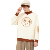 LILBUNNY兔子情侣装卫衣冬装韩版宽松打底衫潮保暖加绒冬季上衣男【尺码偏大 建议拍小一码】