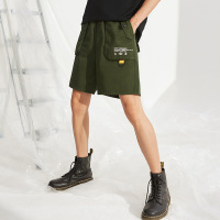 A21夏季新款男装裤子 工装裤男潮牌男士休闲裤宽松短裤百搭