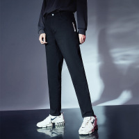 【A21艺术家联名款】秋季2020男士黑色牛仔裤潮牌男裤子小脚长裤